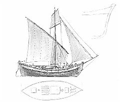 RO - Barcaz de Peste (1916) - peschereccio cabotiero danubiano
